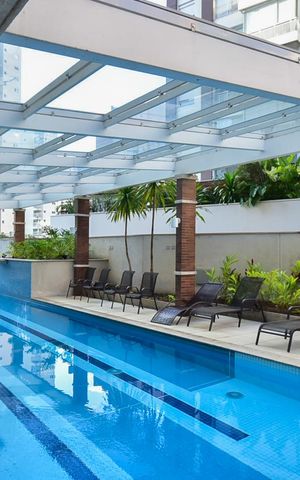 Apartamento à venda com 58m², 1 quarto e 2 vagasPiscina