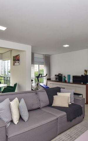 Apartamento à venda com 58m², 1 quarto e 2 vagasSalaSala de Jantar