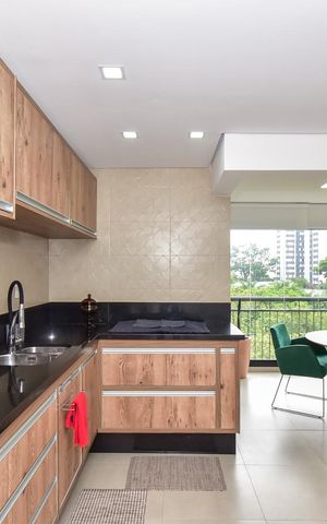 Apartamento à venda com 58m², 1 quarto e 2 vagasCozinha