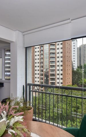 Apartamento à venda com 58m², 1 quarto e 2 vagasVaranda