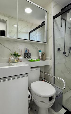 Apartamento à venda com 45m², 2 quartos e 1 vaga Apartamento à venda com 45m², 2 quartos e 1 vagaBanheiro