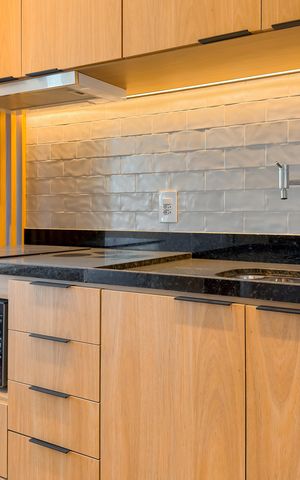 Studio à venda com 28m², 1 quarto e sem vaga Studio à venda com 28m², 1 quarto e sem vagaCozinha