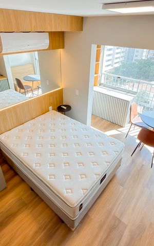 Studio à venda com 28m², 1 quarto e sem vaga Studio à venda com 28m², 1 quarto e sem vagaStudio