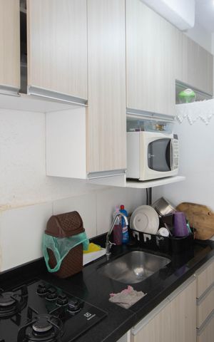 Apartamento à venda com 39m², 2 quartos e sem vagaCozinha e Área de Serviço