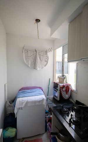 Apartamento à venda com 39m², 2 quartos e sem vagaCozinha e Área de Serviço