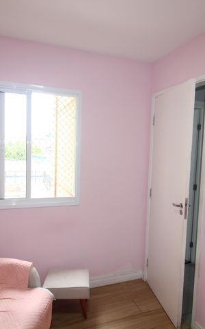 Apartamento à venda com 66m², 3 quartos e 2 vagasQuarto 3