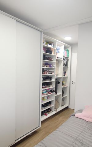 Apartamento à venda com 66m², 3 quartos e 2 vagasQuarto 2