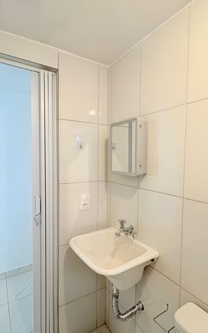Studio para alugar com 36m², 1 quarto e sem vagaBanheiro Social