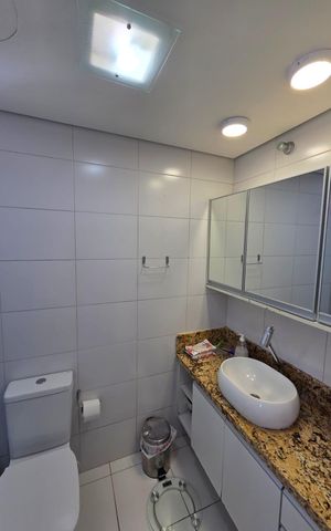 Apartamento à venda com 89m², 3 quartos e 2 vagas Apartamento à venda com 89m², 3 quartos e 2 vagasBanheiro 1