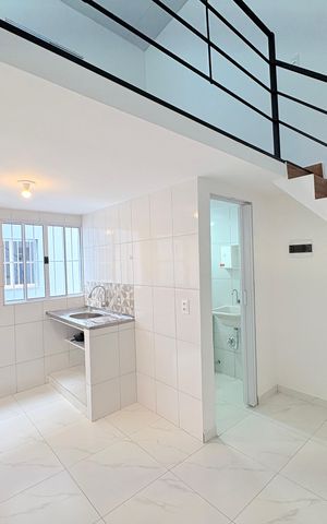 Studio para alugar com 36m², 1 quarto e sem vagaSala