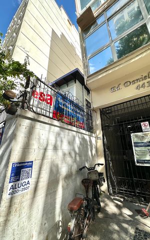 Apartamento para alugar com 26m², 1 quarto e sem vaga Apartamento para alugar com 26m², 1 quarto e sem vagaFachada