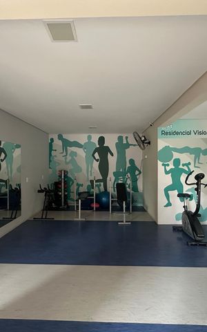 Apartamento à venda com 57m², 2 quartos e 1 vaga Apartamento à venda com 57m², 2 quartos e 1 vagaÁrea comum - Academia