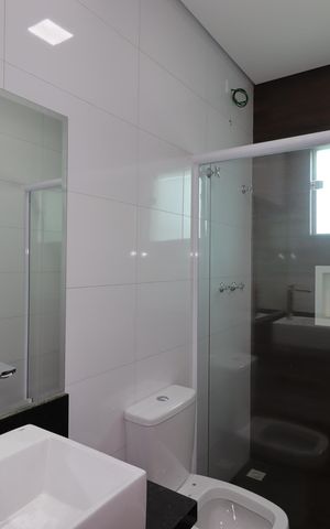 Casa à venda com 131m², 3 quartos e 4 vagasBanheiro da Suíte 3