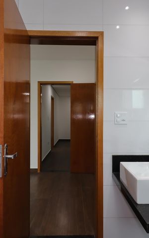 Casa à venda com 131m², 3 quartos e 4 vagasBanheiro da Suíte 3