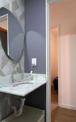 Apartamento à venda com 76m², 3 quartos e 1 vagaBanheiro Social