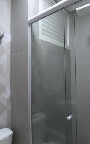 Apartamento à venda com 76m², 3 quartos e 1 vagaBanheiro da Suíte