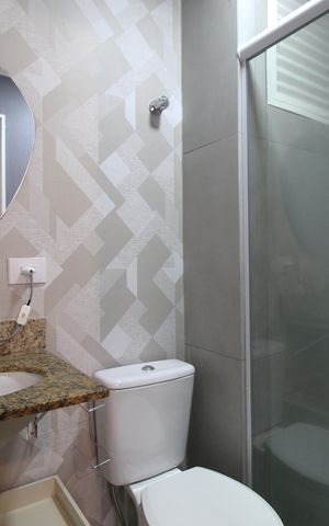 Apartamento à venda com 76m², 3 quartos e 1 vagaBanheiro da Suíte