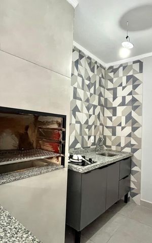 Casa à venda com 100m², 2 quartos e 1 vagaChurrasqueira