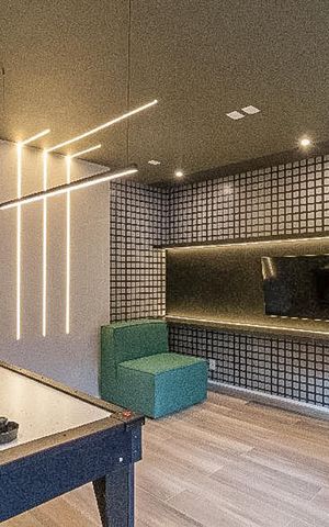 Apartamento à venda com 41m², 2 quartos e sem vaga Apartamento à venda com 41m², 2 quartos e sem vagaSala de Jogos