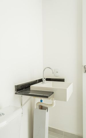 Studio para alugar com 25m², 1 quarto e sem vaga Studio para alugar com 25m², 1 quarto e sem vagaBanheiro