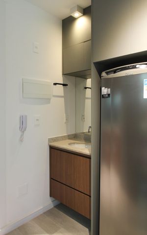 Studio para alugar com 22m², 1 quarto e sem vaga Studio para alugar com 22m², 1 quarto e sem vagaCozinha