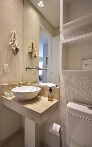 Apartamento à venda com 104m², 2 quartos e 2 vagasLavabo
