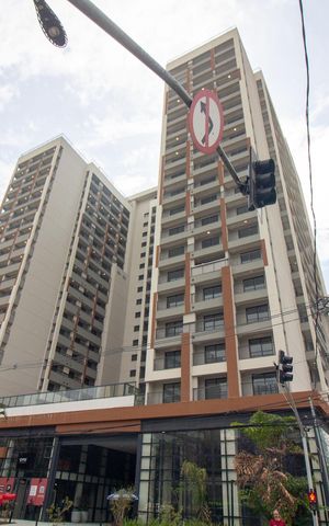 Studio para alugar com 24m², 1 quarto e sem vaga Studio para alugar com 24m², 1 quarto e sem vagaFachado do condomínio