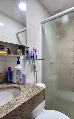 Apartamento para alugar com 110m², 2 quartos e 1 vaga Apartamento para alugar com 110m², 2 quartos e 1 vagaBanheiro Social