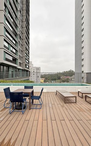 Studio para alugar com 32m², 1 quarto e sem vagaPiscina 