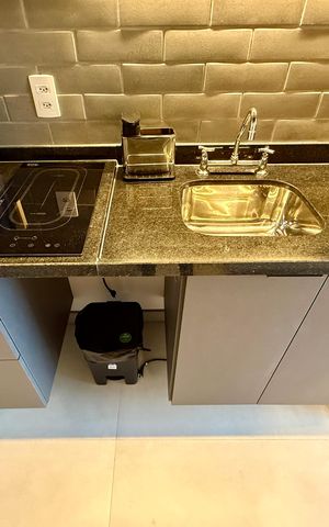 Studio para alugar com 32m², 1 quarto e sem vagaCozinha
