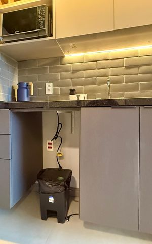 Studio para alugar com 32m², 1 quarto e sem vagaCozinha