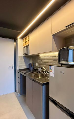 Studio para alugar com 32m², 1 quarto e sem vagaCozinha