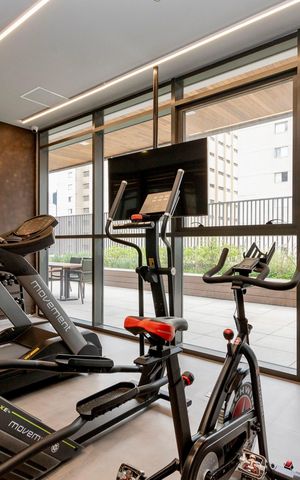 Studio para alugar com 32m², 1 quarto e sem vagaAcademia
