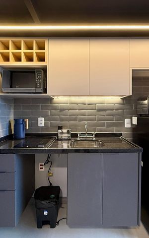 Studio para alugar com 32m², 1 quarto e sem vagaCozinha