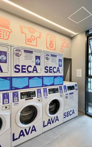 Studio para alugar com 32m², 1 quarto e sem vagaLavanderia 