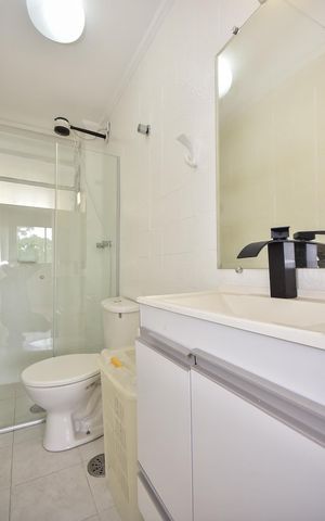 Apartamento à venda com 94m², 2 quartos e 1 vagaBanheiro Suíte 
