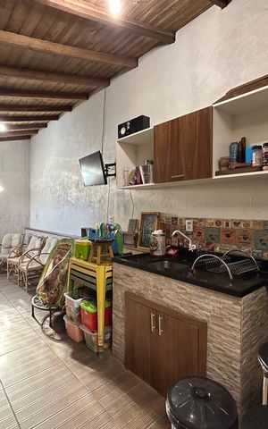 Casa à venda com 99m², 2 quartos e 3 vagas Casa à venda com 99m², 2 quartos e 3 vagasÁrea gourmet