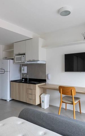 Studio para alugar com 28m², 1 quarto e sem vaga Studio para alugar com 28m², 1 quarto e sem vagaStudio