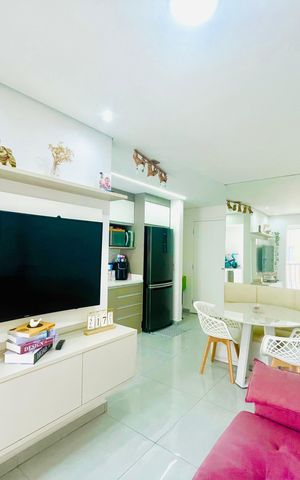 Apartamento à venda com 44m², 2 quartos e 1 vagaSala
