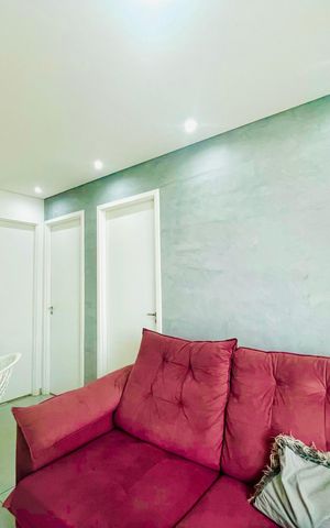 Apartamento à venda com 44m², 2 quartos e 1 vagaSala