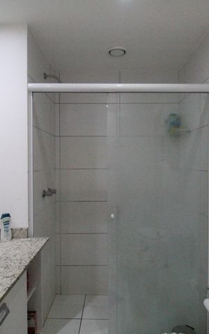 Apartamento à venda com 60m², 2 quartos e 1 vagaBanheiro da suíte 