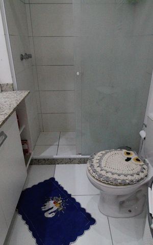 Apartamento à venda com 60m², 2 quartos e 1 vagaBanheiro da suíte 