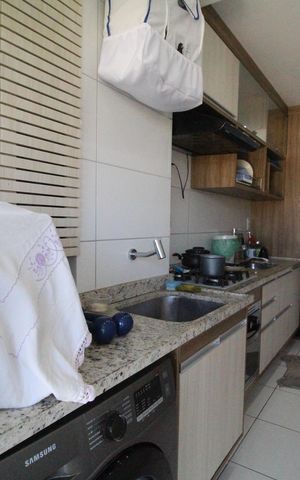Apartamento à venda com 60m², 2 quartos e 1 vagaÁrea de serviço