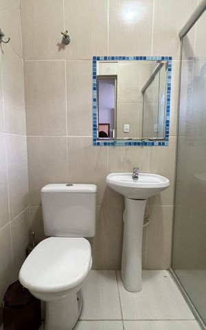 Casa para alugar com 52m², 1 quarto e sem vaga Casa para alugar com 52m², 1 quarto e sem vagaBanheiro