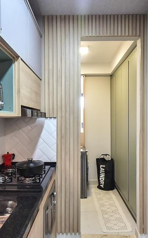 Apartamento à venda com 63m², 2 quartos e 1 vagaCozinha