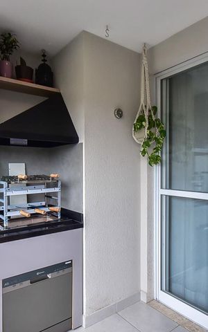 Apartamento à venda com 63m², 2 quartos e 1 vagaVaranda
