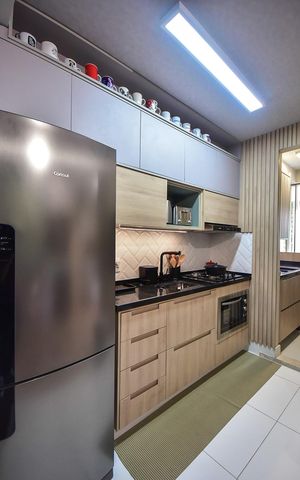 Apartamento à venda com 63m², 2 quartos e 1 vagaCozinha