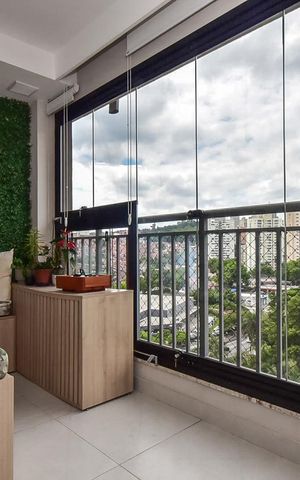 Apartamento à venda com 63m², 2 quartos e 1 vagaVaranda