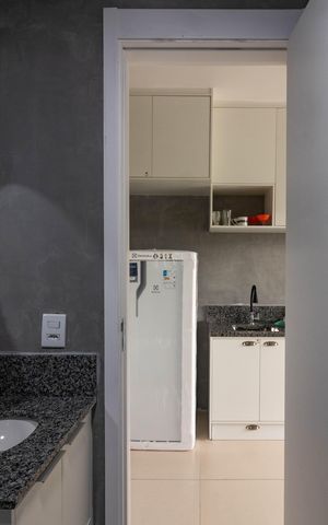 Studio à venda com 25m², 1 quarto e sem vaga Studio à venda com 25m², 1 quarto e sem vagaBanheiro