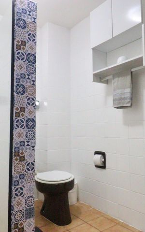 Studio para alugar com 32m², 1 quarto e sem vaga Studio para alugar com 32m², 1 quarto e sem vagaBanheiro